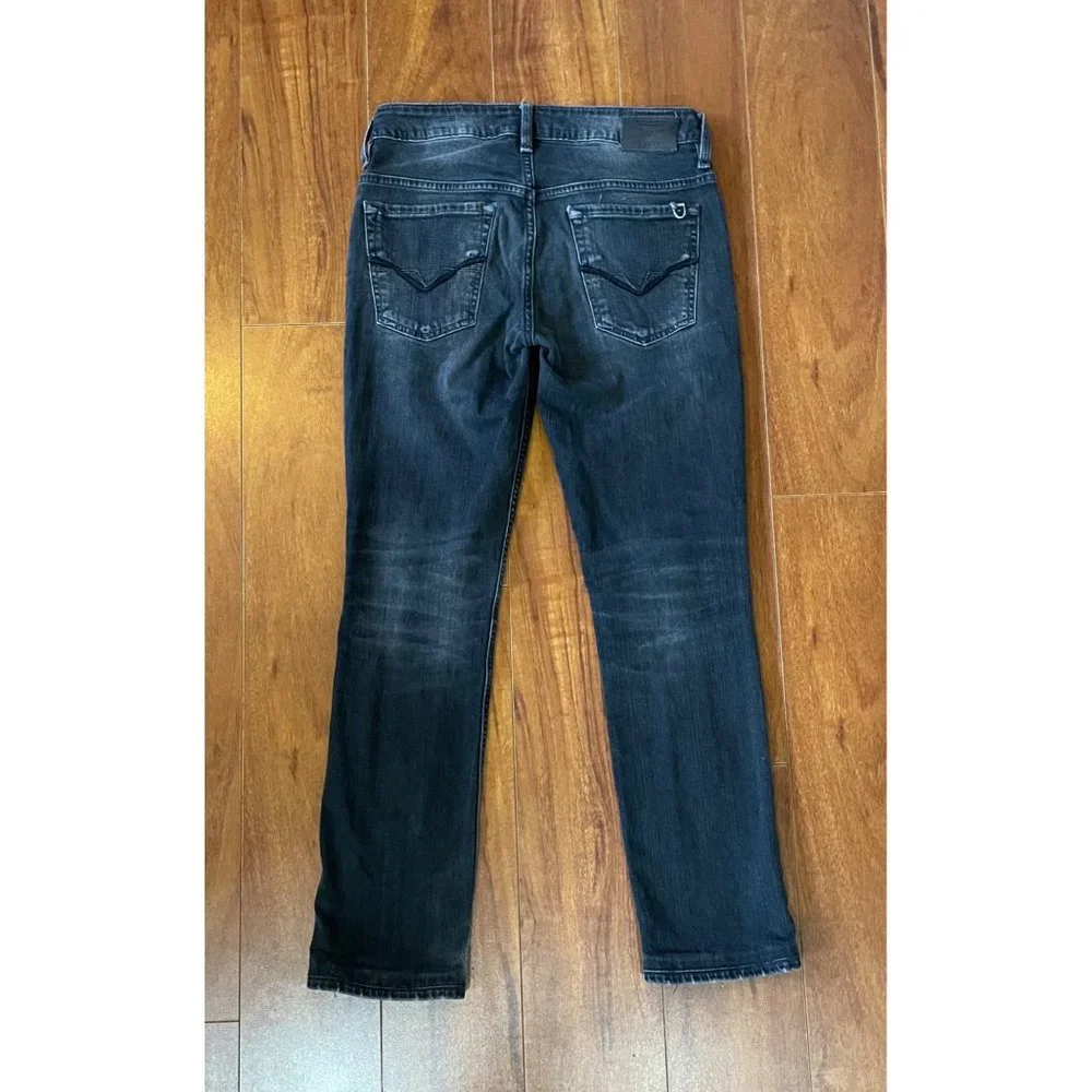 GUESS LOS ANGELES 1981 Dark Gray FAIRFAX SKINNY JEANS Women size 28 - Picture 3 of 12